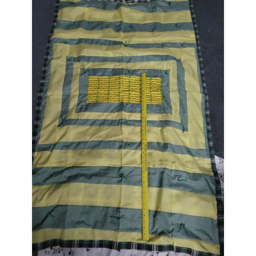 Handmade Simple John Deere Throw Blanket Baby Couch Lap